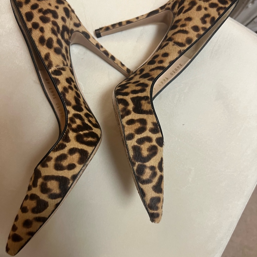 Gianvito Rossi calf hair leopard print pumps 40 - Picture 2 of 7